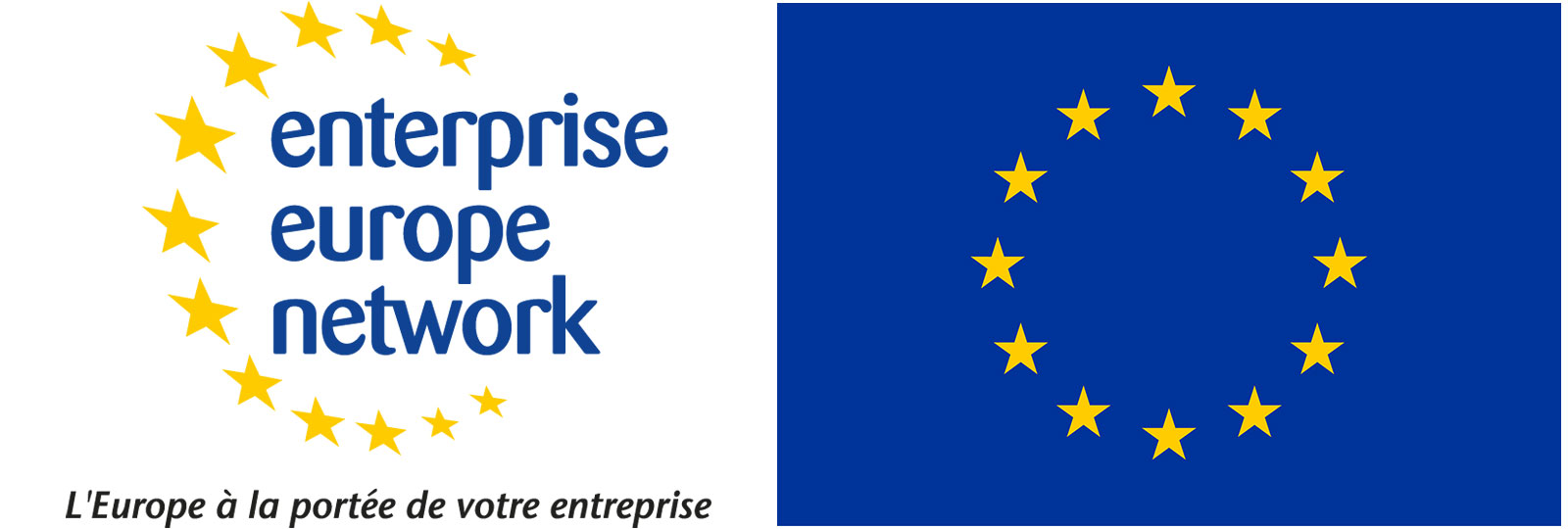 logo Enterprise Europe Network - drapeau européen